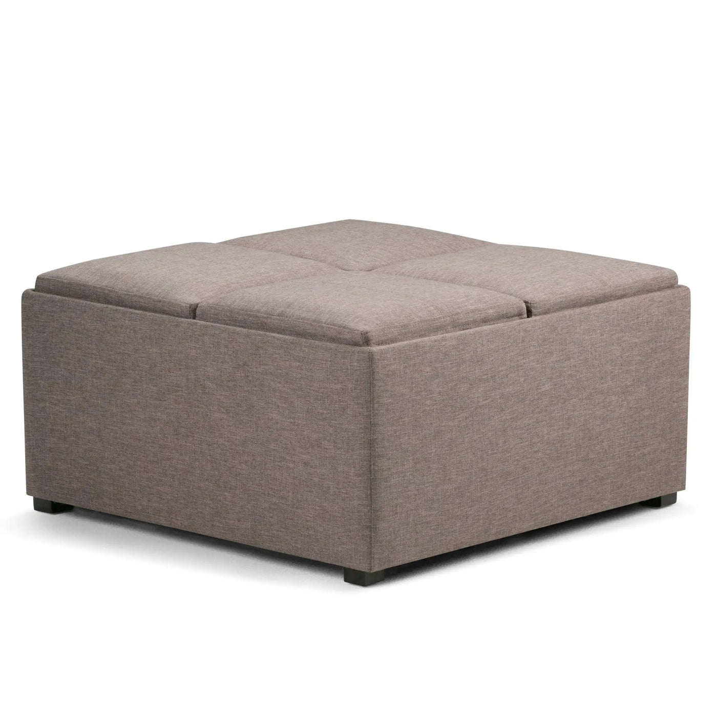 Avalon - Square Coffee Table, Storage Ottoman by HouseOfZazla