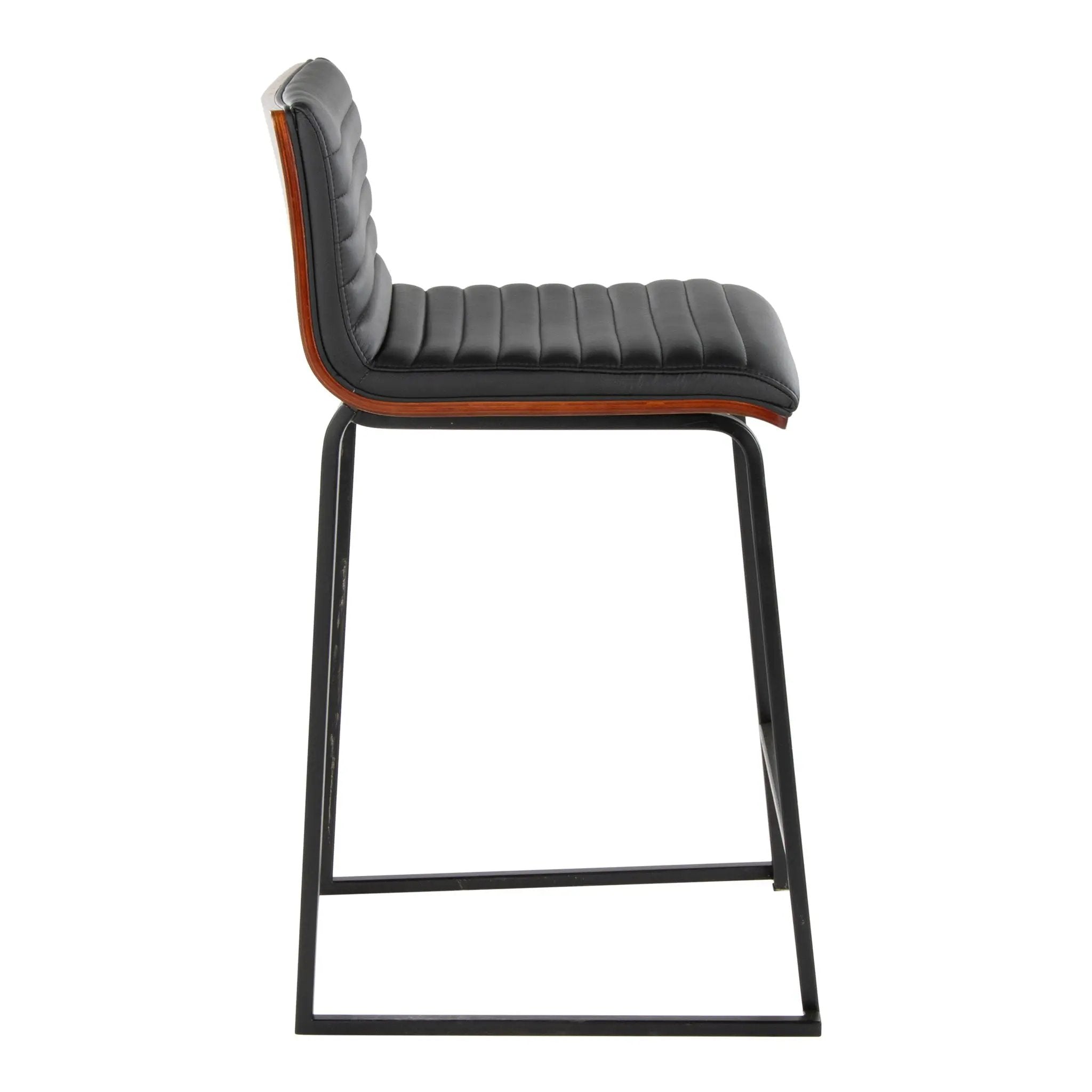 Mason Mara - Contemporary Fixed Height Quality Counter Stool (Set of 2) by HouseOfZazla