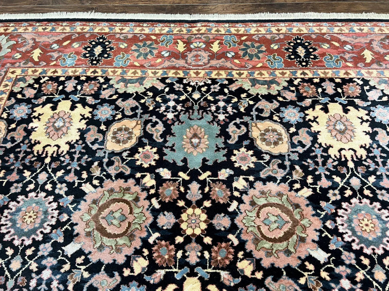 Karastan Rug 8 x 11.7, Karastan Williamsburg Kurdish Pattern 559, Wool Pile Vintage Karastan Carpet, Discontinued, Room SIzed Area Rug by Jewel Rugs