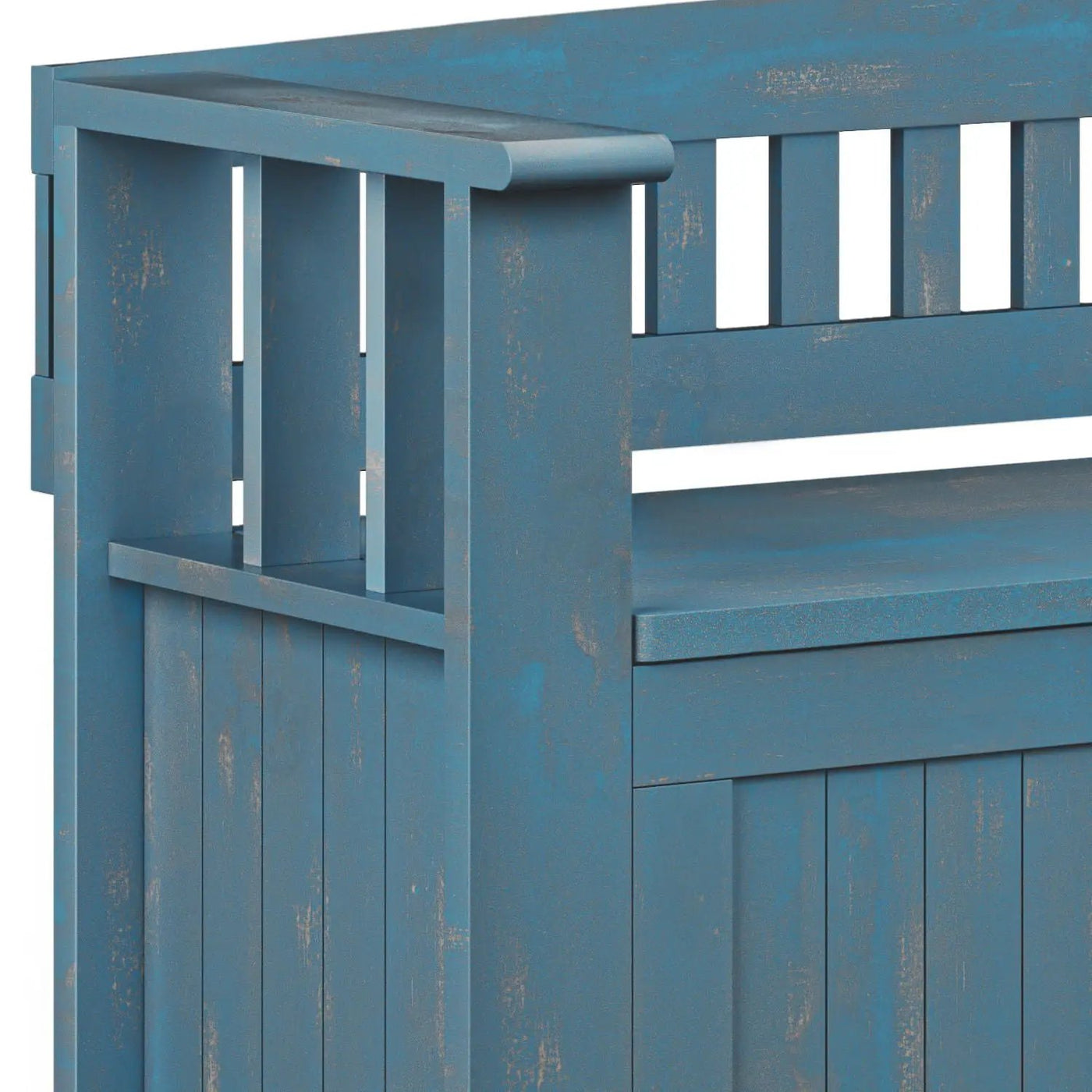 Acadian - Entryway Storage Bench, Handcrafted by HouseOfZazla