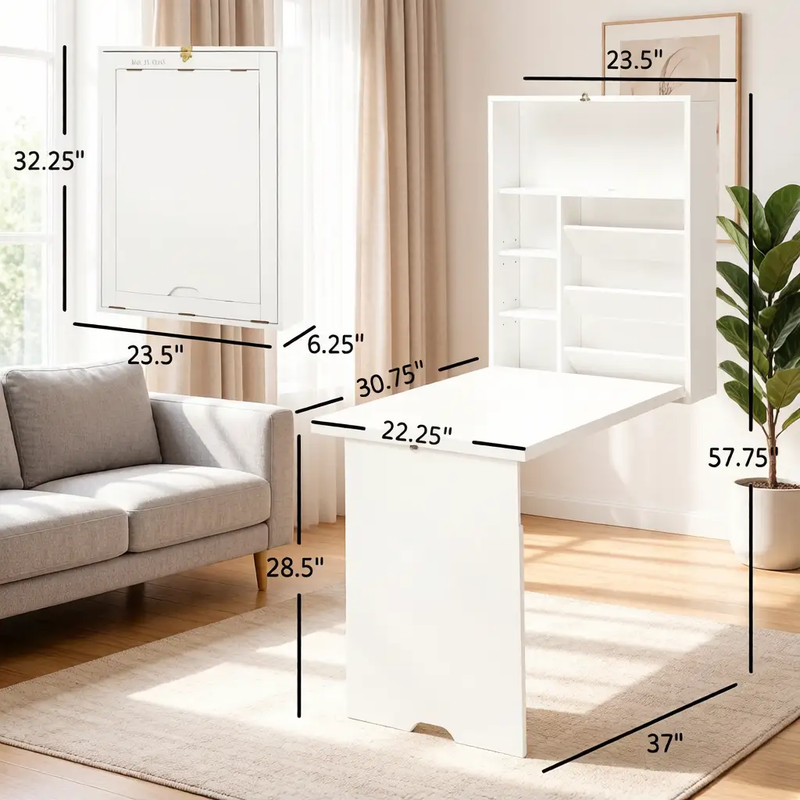 Premium Look Convertible Writing Desk by HouseOfZazla