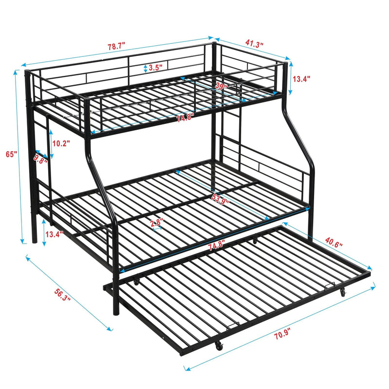 Modern Metal Bunk Bed by Unique Piece Furniture