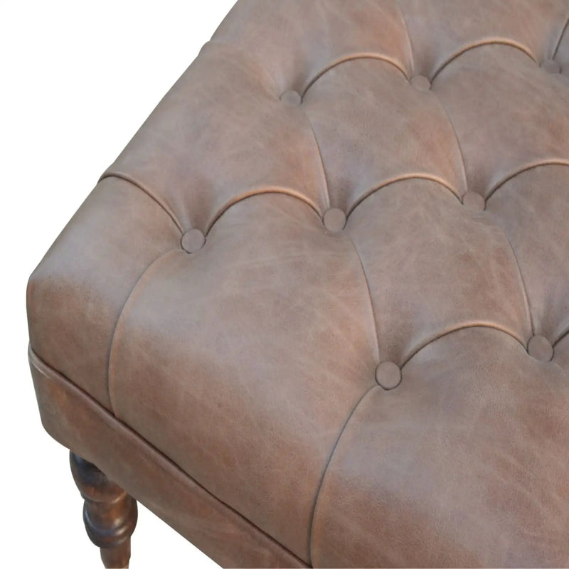 Buffalo - Ottoman With Castor Legs by HouseOfZazla