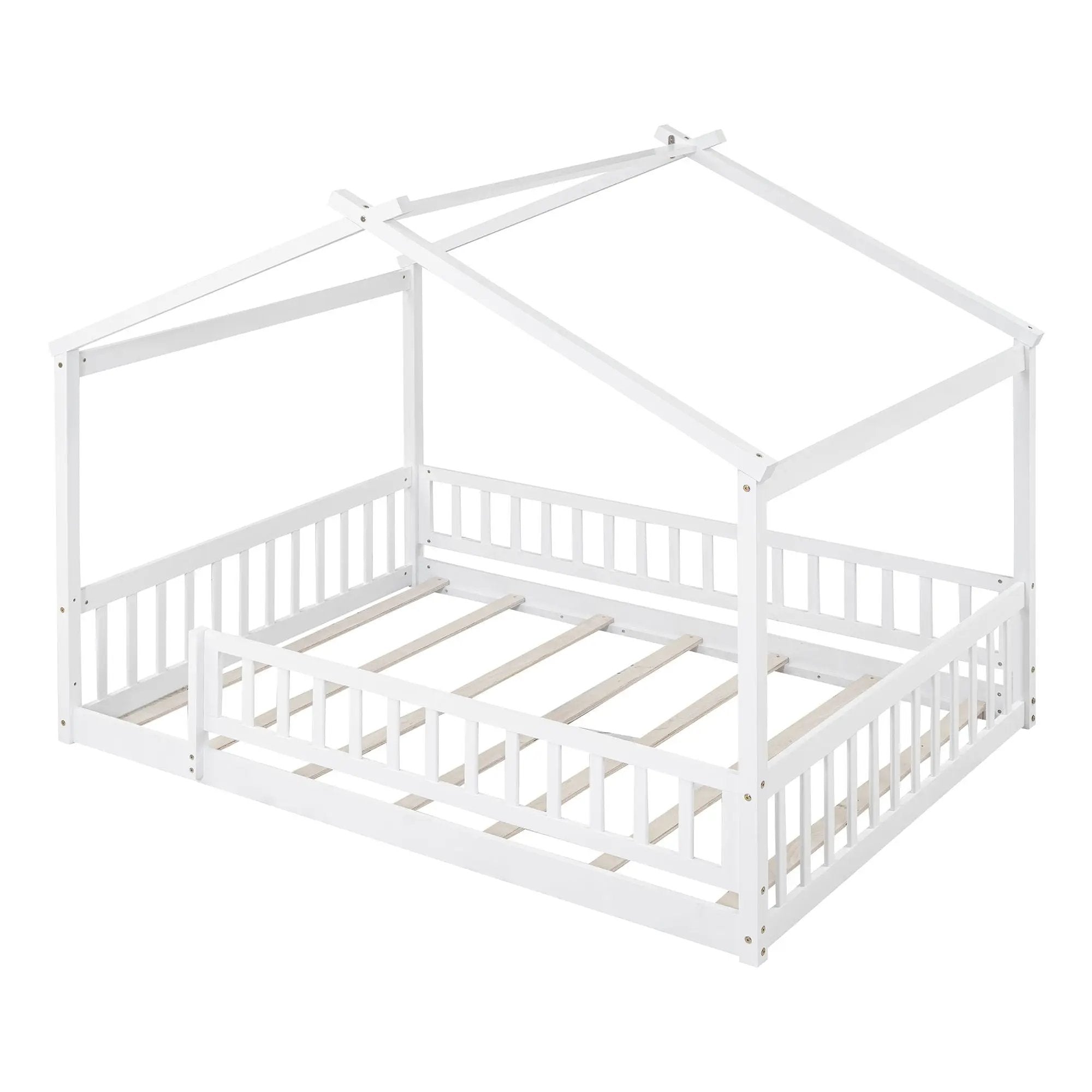 Bed House Bed Frame With Fence by Unique Piece Furniture
