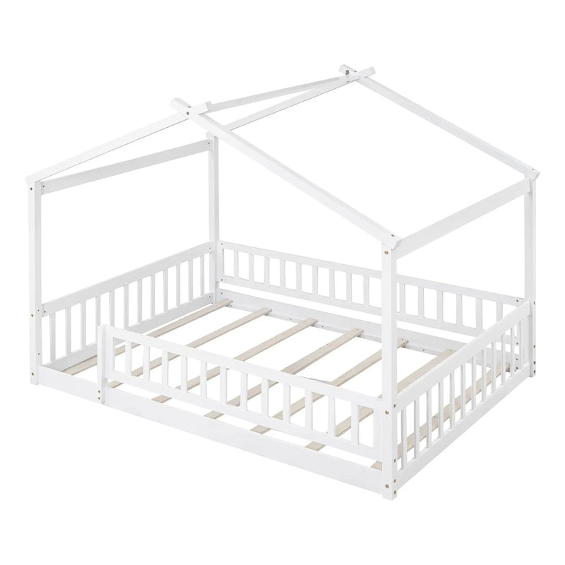 Bed House Bed Frame With Fence by Unique Piece Furniture