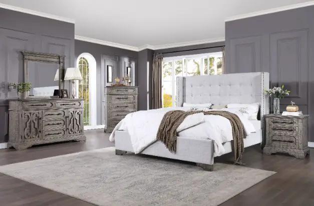 Artesia - Upholstered Bed by Unique Piece Furniture