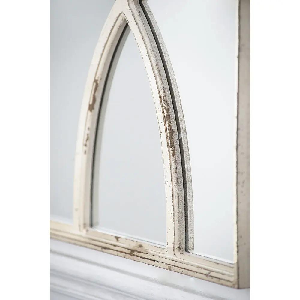 Rectangular Wooden Wall Mirror With Antique Frame, Vertical Or Horizontal Home Decor For Living Room (Set of 2) by Unique Piece Furniture