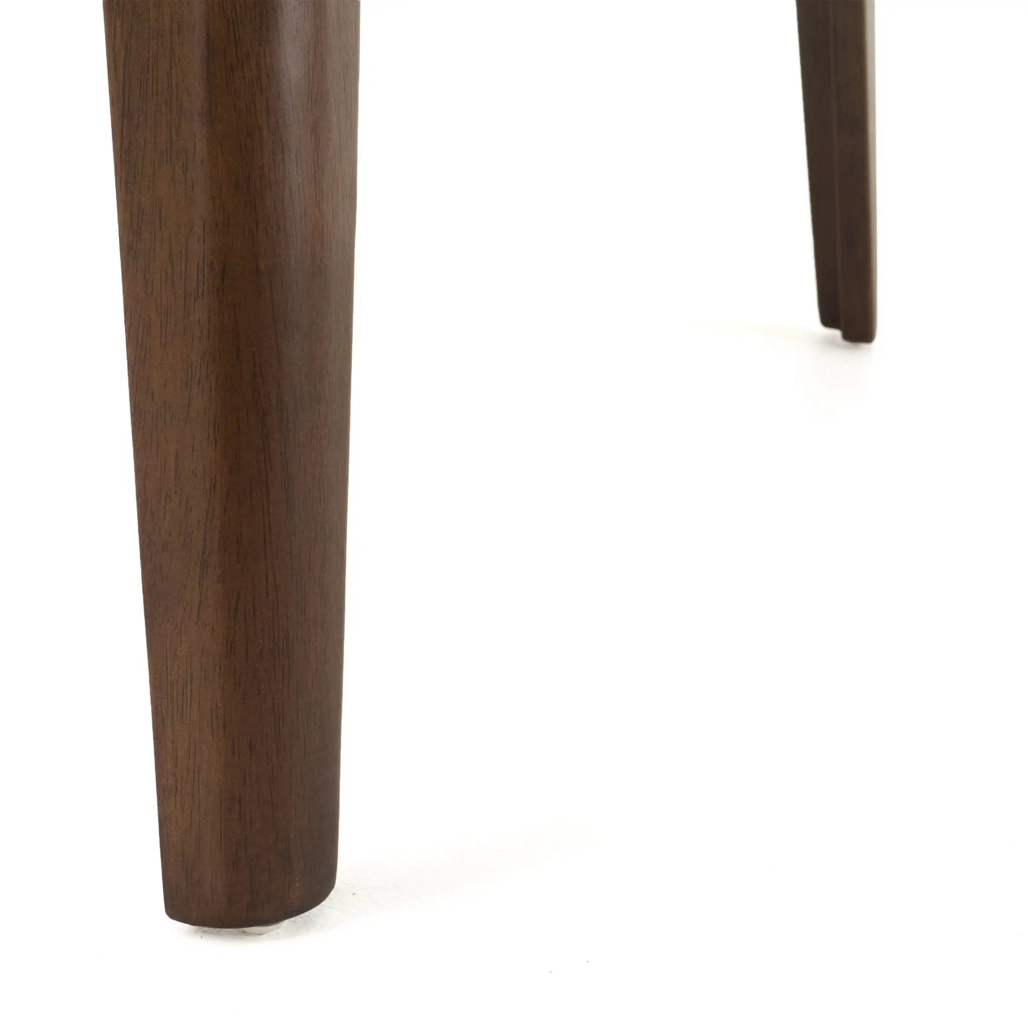 5 Piece Dining Set With Table And Upholstered Chairs - Light Beige / Walnut by HouseOfZazla