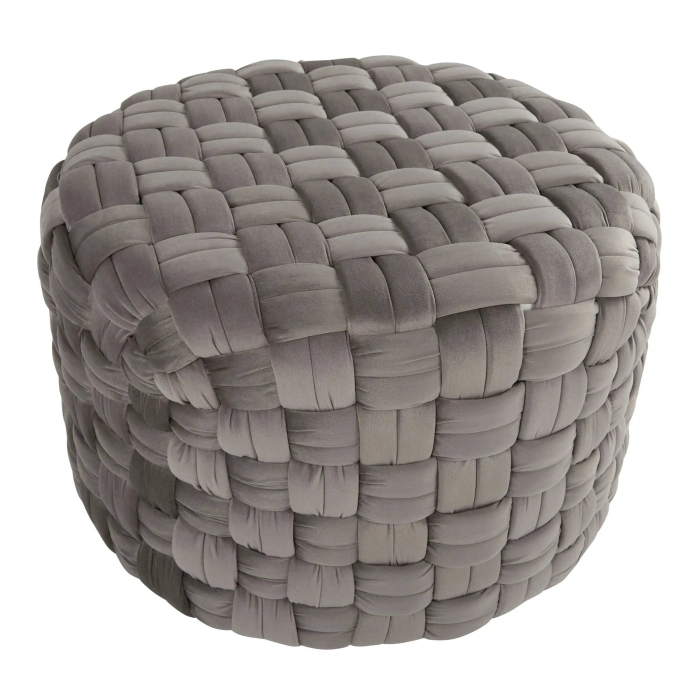 Braided - Versatile Round Ottoman by HouseOfZazla