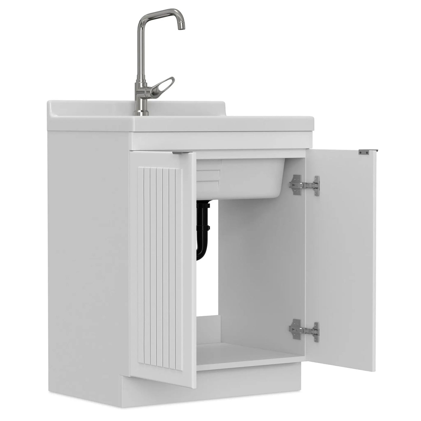 Murphy - Laundry Cabinet & Faucet And Stainless Steel Sink by Unique Piece Furniture