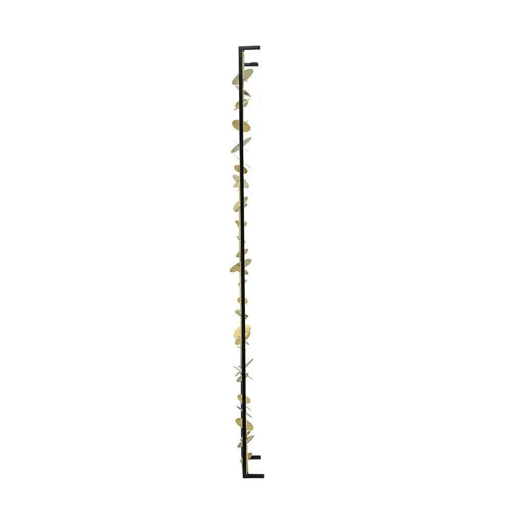 Metal Decorative Wall Art With Frame, Wall Decor For Living Room (Set of 3) - Gold by HouseOfZazla
