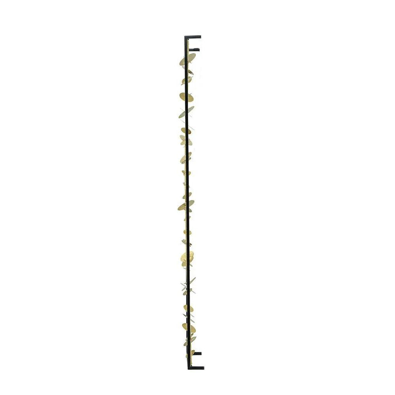 Metal Decorative Wall Art With Frame, Wall Decor For Living Room (Set of 3) - Gold by HouseOfZazla
