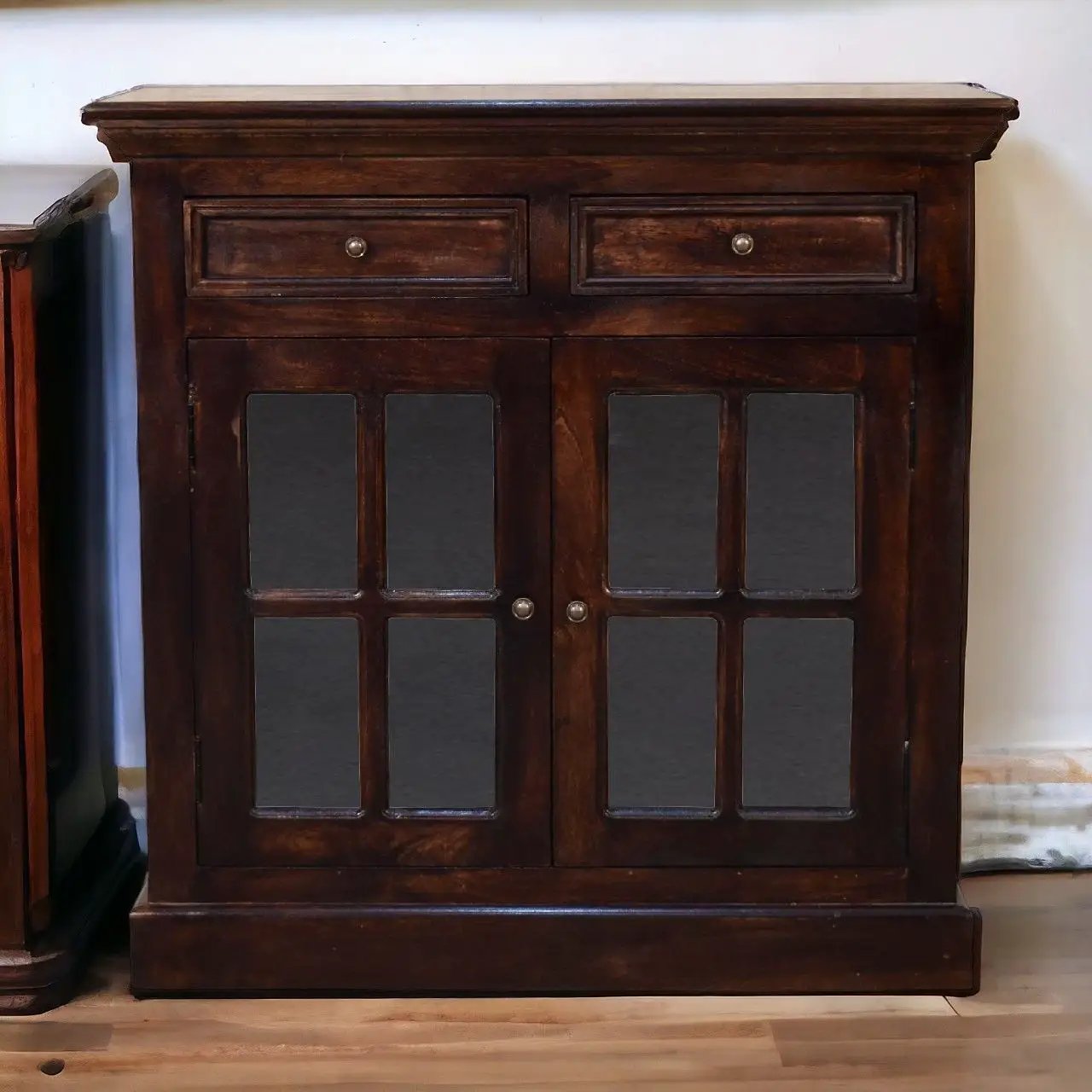 Cabinet With Glazed Doors by Unique Piece Furniture
