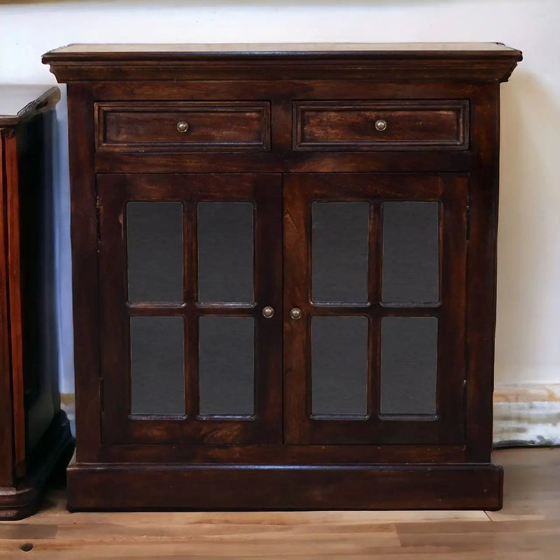 Cabinet With Glazed Doors by Unique Piece Furniture