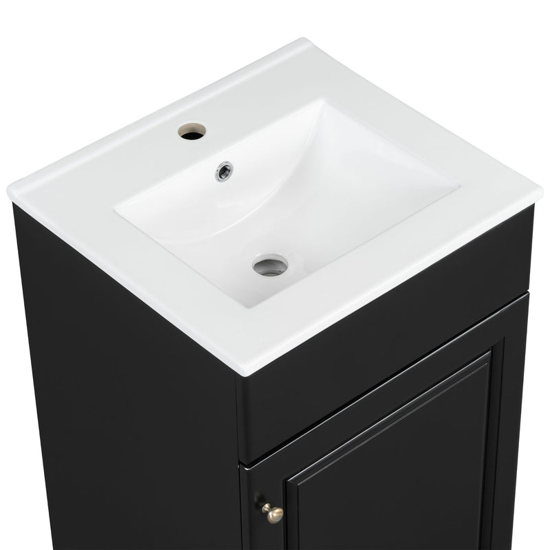 Bathroom Vanity With Sink, Cabinet With Adjustable Shelf