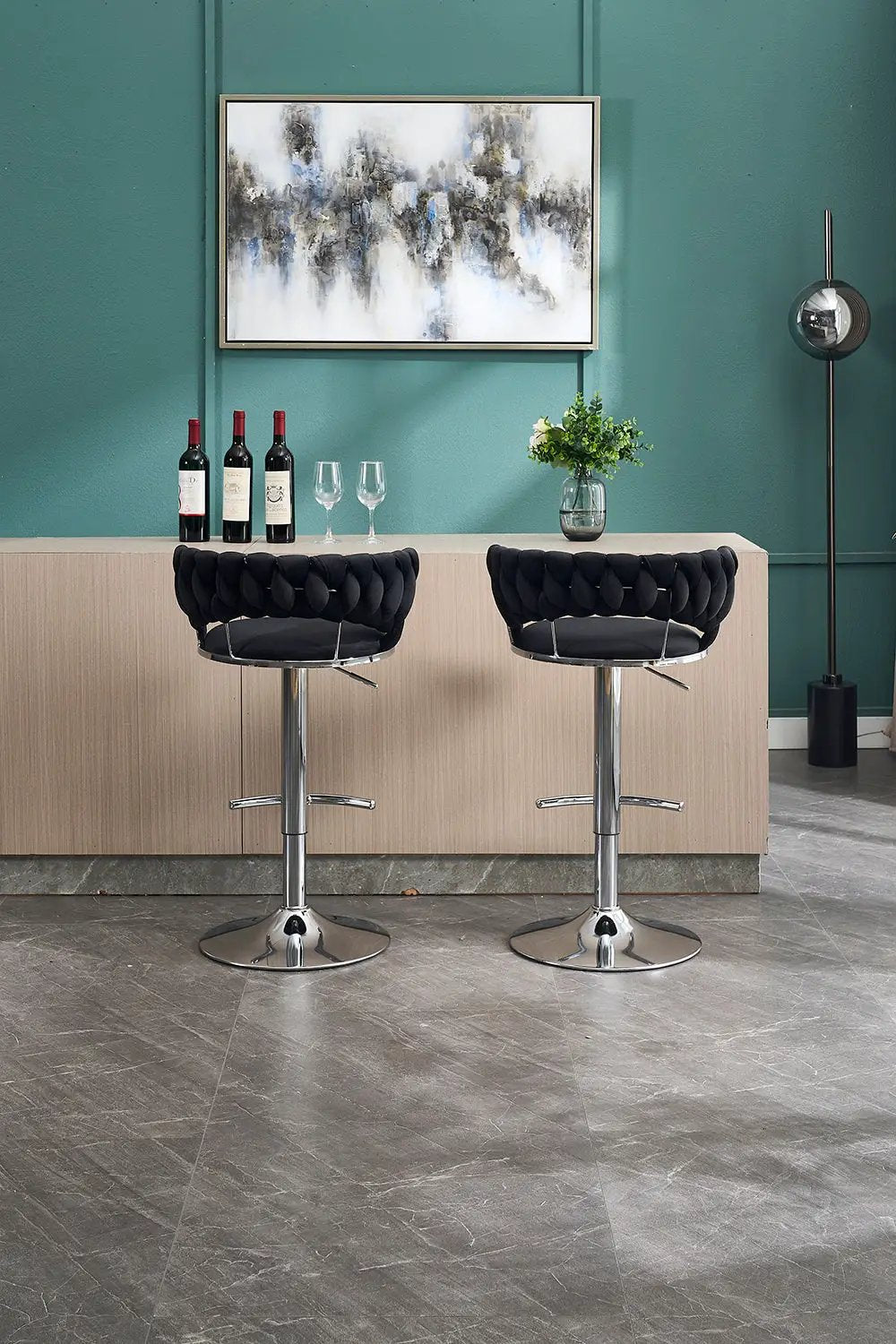 Set of 2 Bar Stools by HouseOfZazla