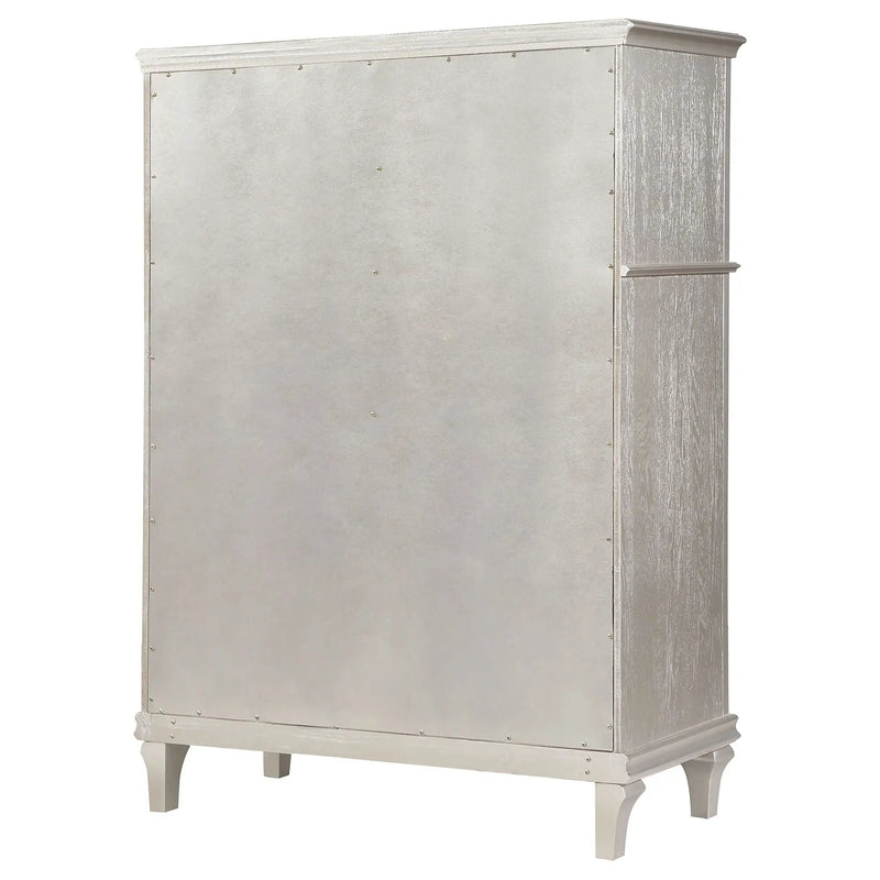 Katerina - 5 Drawer Chest With Hidden Drawer - Oak