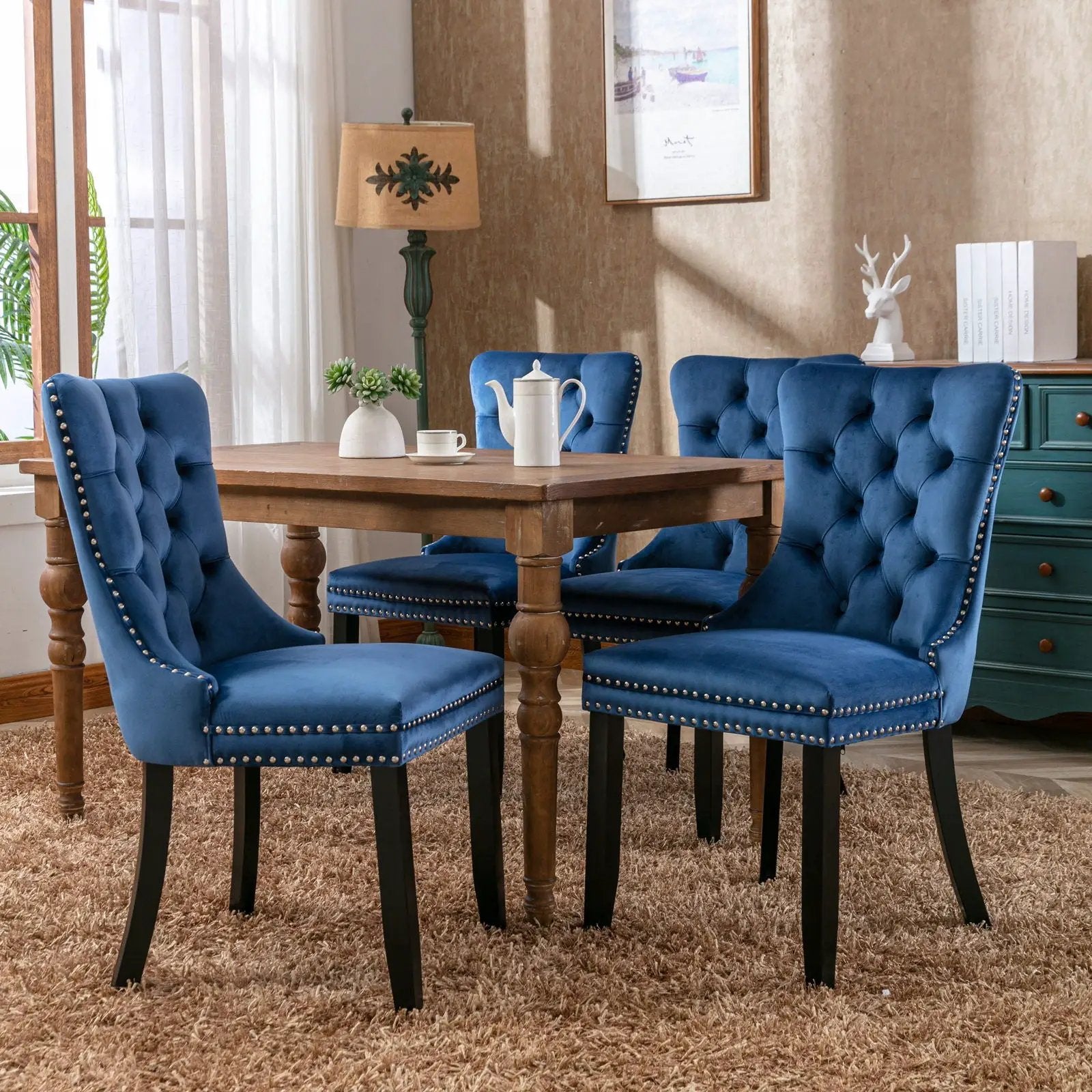 Nikki - High-End Tufted Dining Chair (Set of 2) by HouseOfZazla