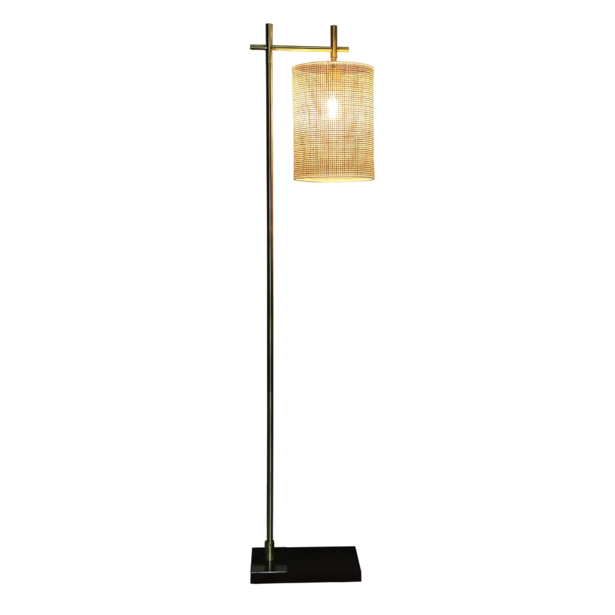 Brizo - Tall Corner Floor Lamp - Gold by HouseOfZazla