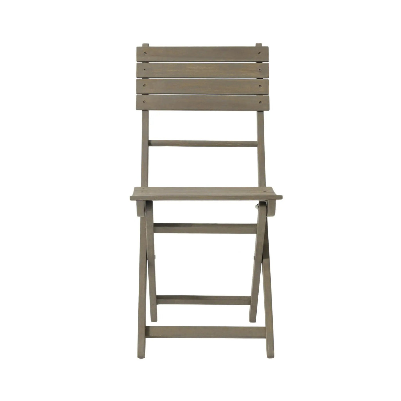 Outdoor Foldable Wood Dining Chair With Slat Design (Set of 2) by HouseOfZazla