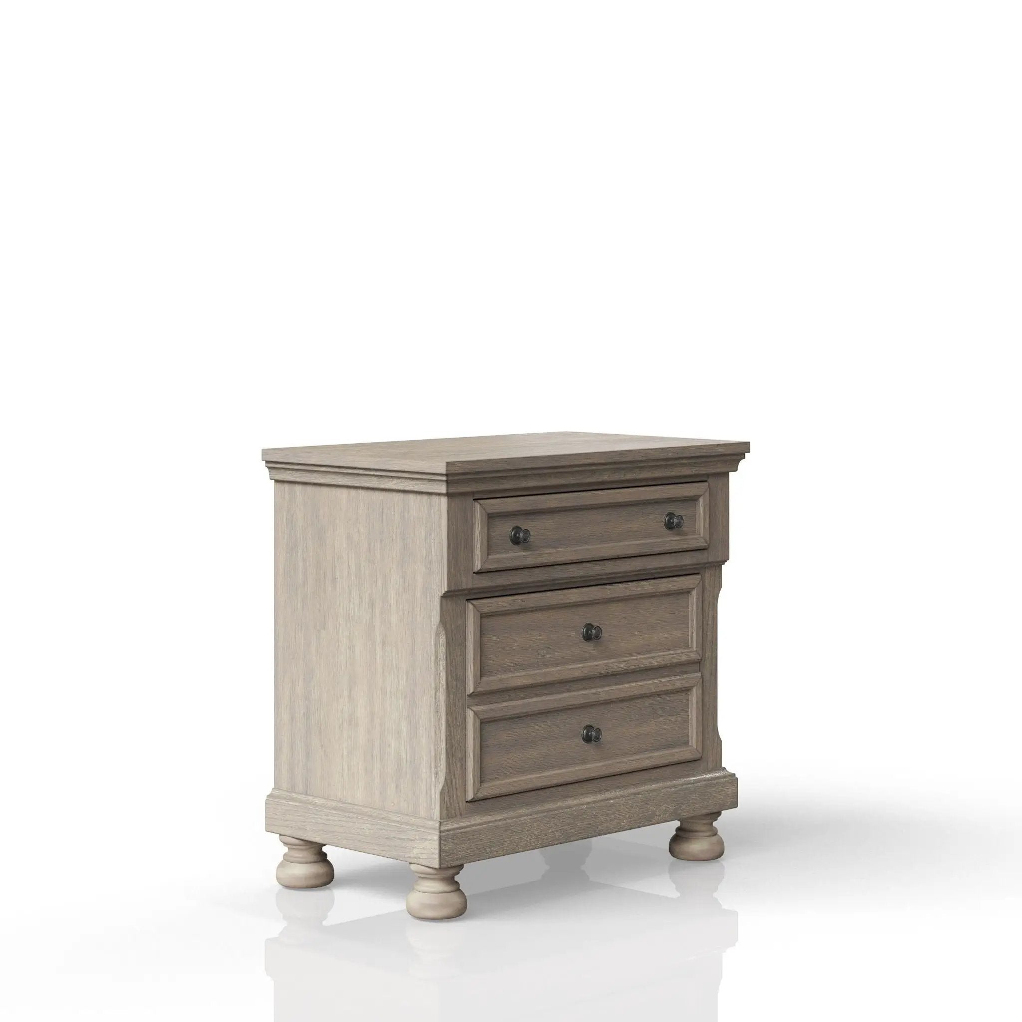 Nightstand Two Storage Drawers by HouseOfZazla