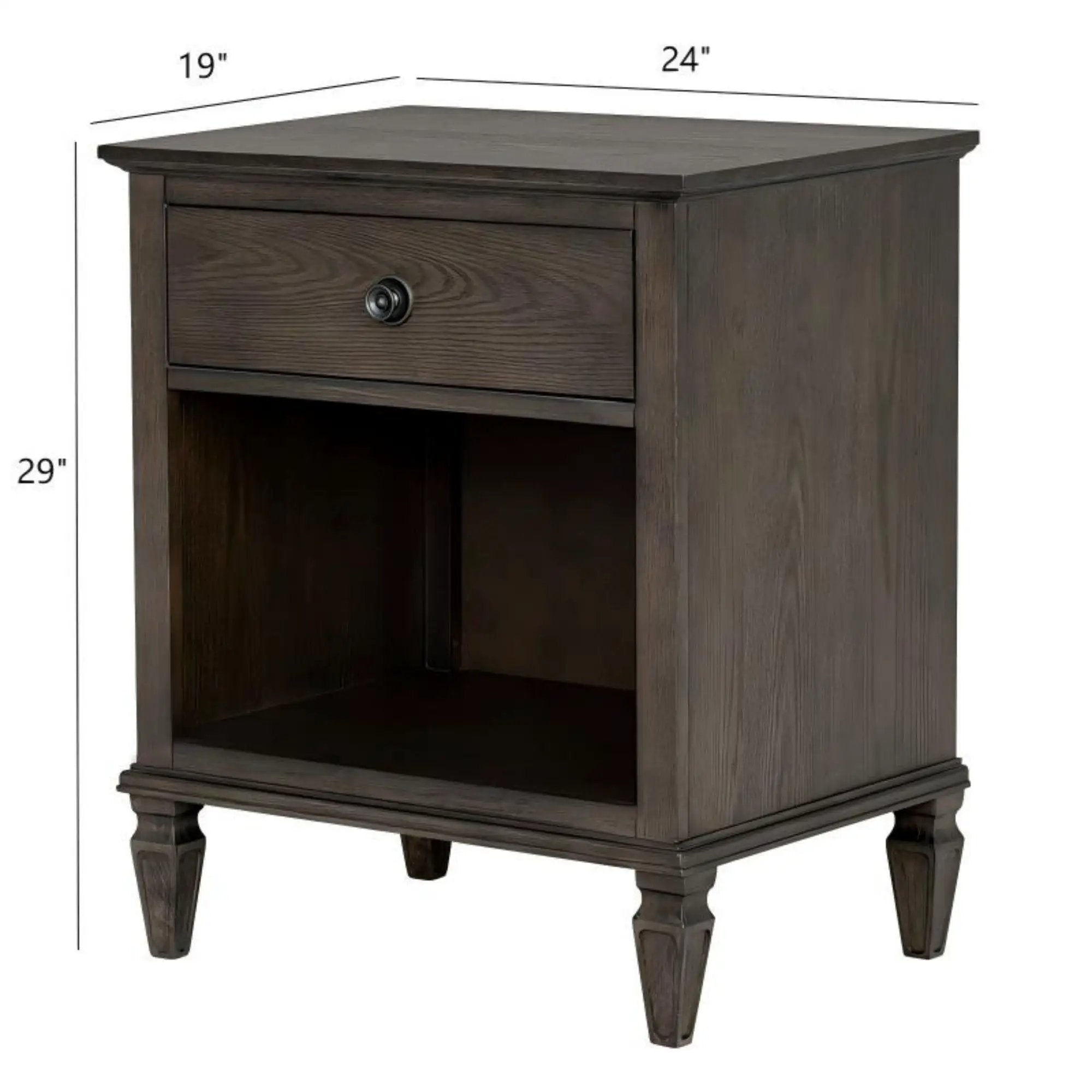 Victoria - Nightstand With Open Storage by Unique Piece Furniture