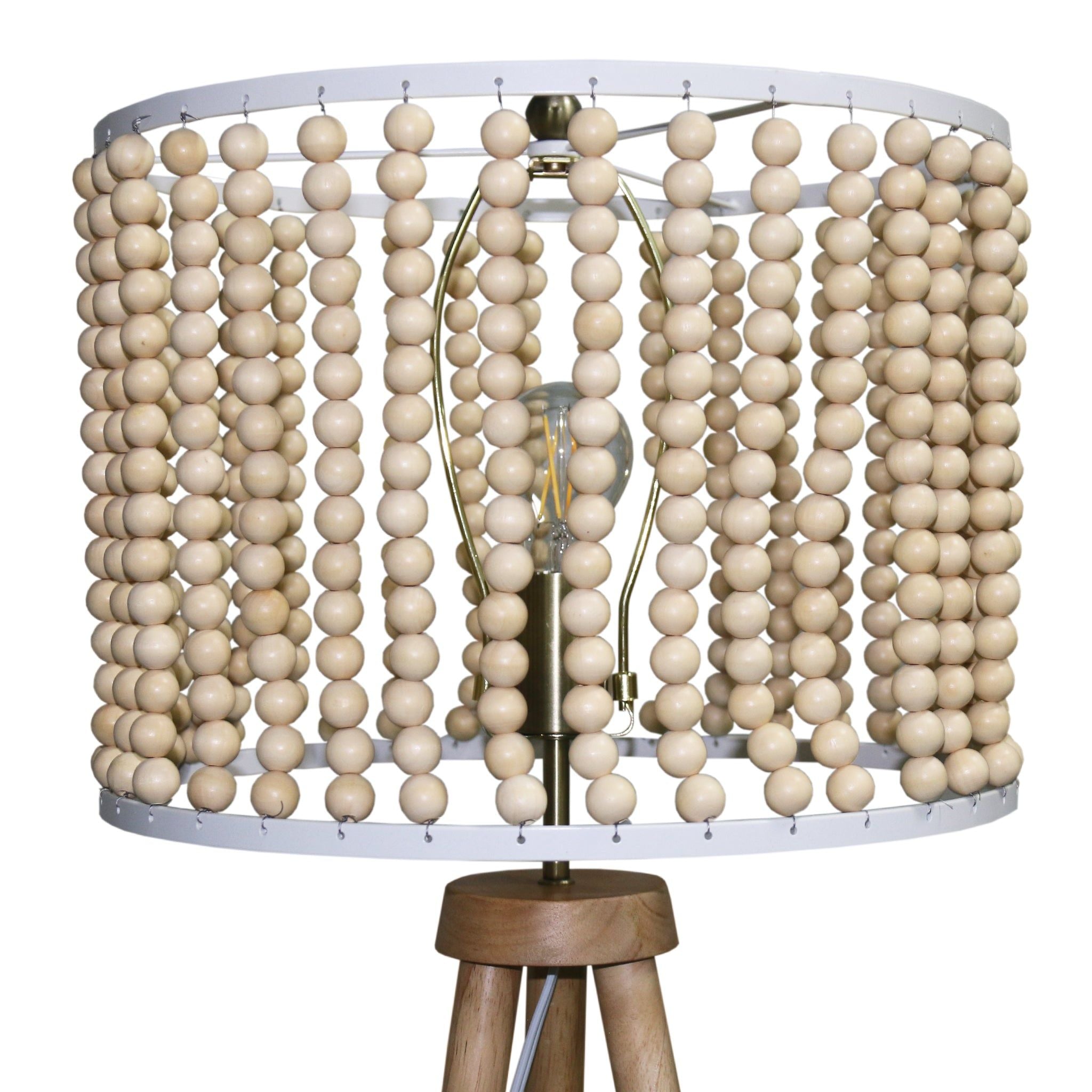 Brillo - 3 Legged Floor Lamp - Brown by HouseOfZazla