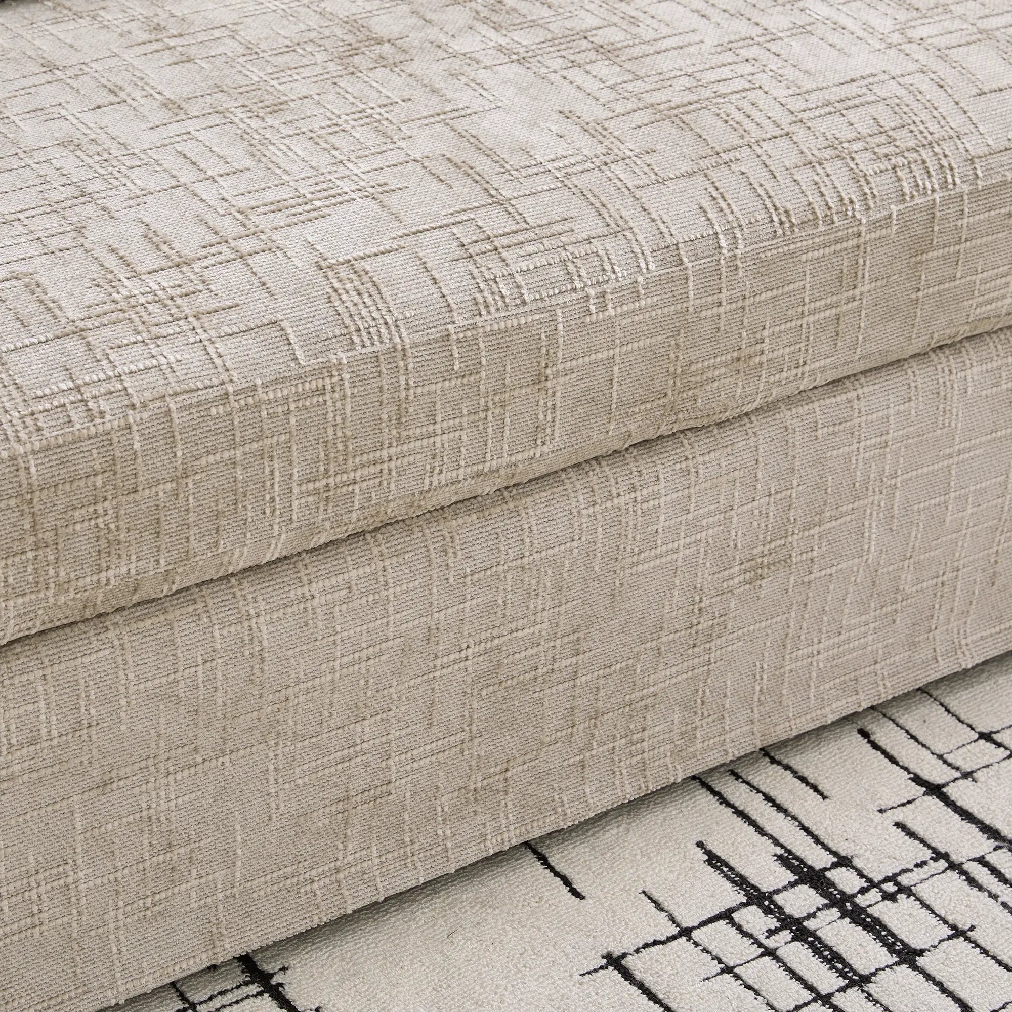 83.86" Wide Modern Casual Sofa in Wheat by HouseOfZazla