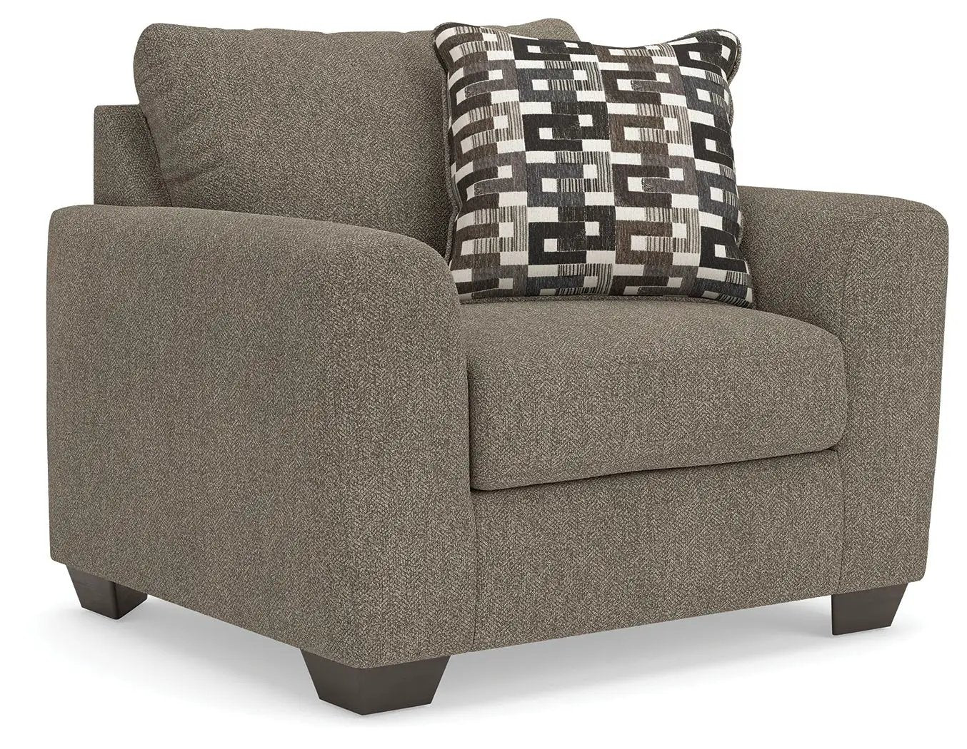 Triston-Peaks - Chair And A Half - Suede by Unique Piece Furniture