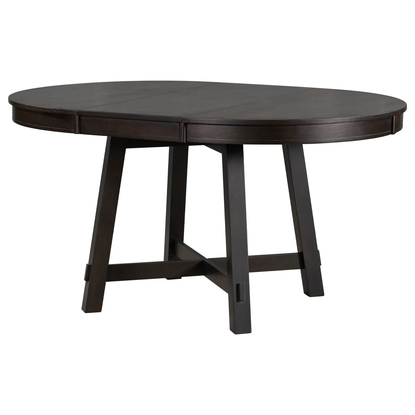 Gia - Round Extendable Dining Table With 16" Leaf Wood by Unique Piece Furniture