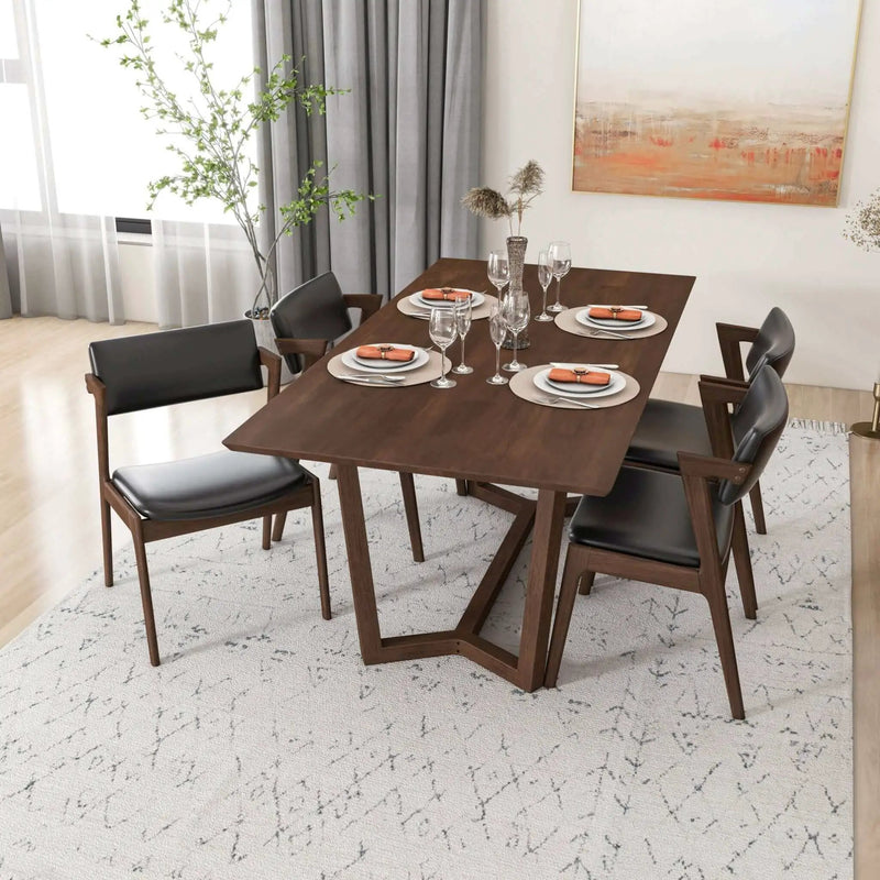 Marina - Mid-Century Modern Design Dining Table by HouseOfZazla