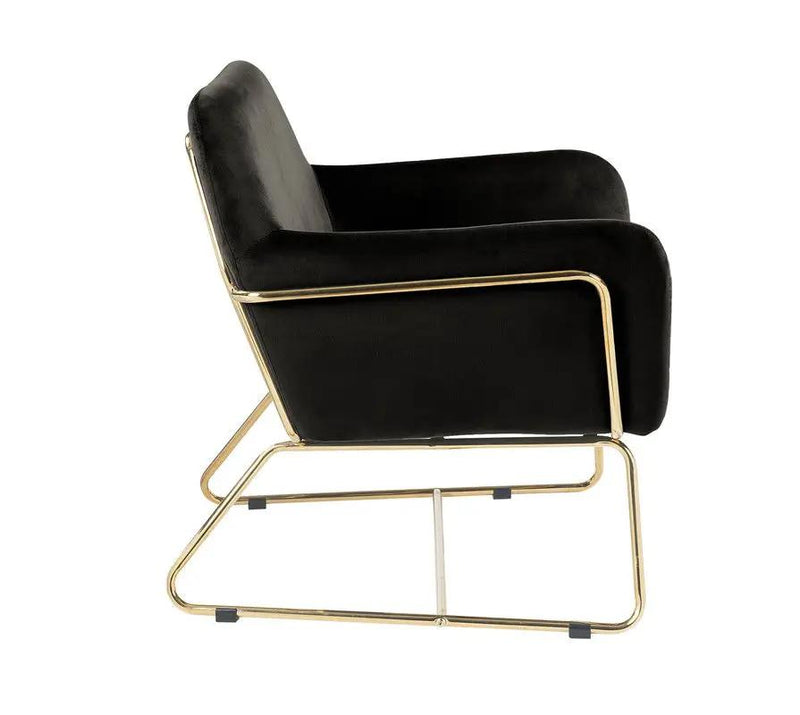 Keira - Accent Chair With Metal Base by Unique Piece Furniture