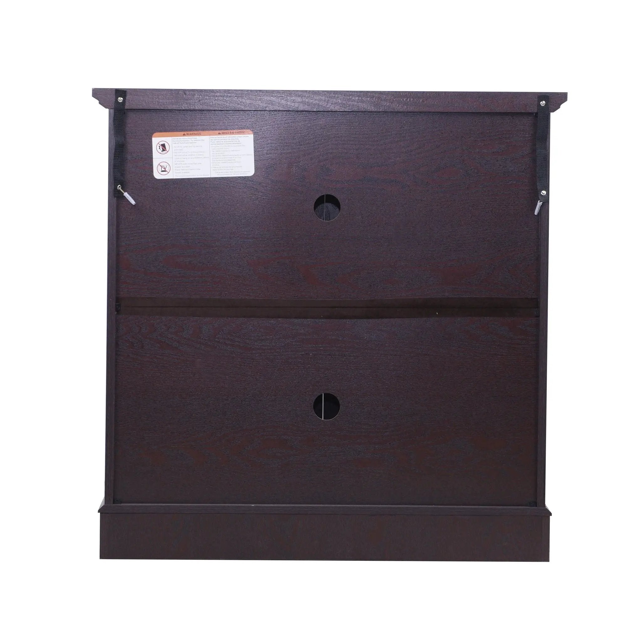 Modern Sideboard With Tempered Glass Doors - Ox Blood Red by HouseOfZazla