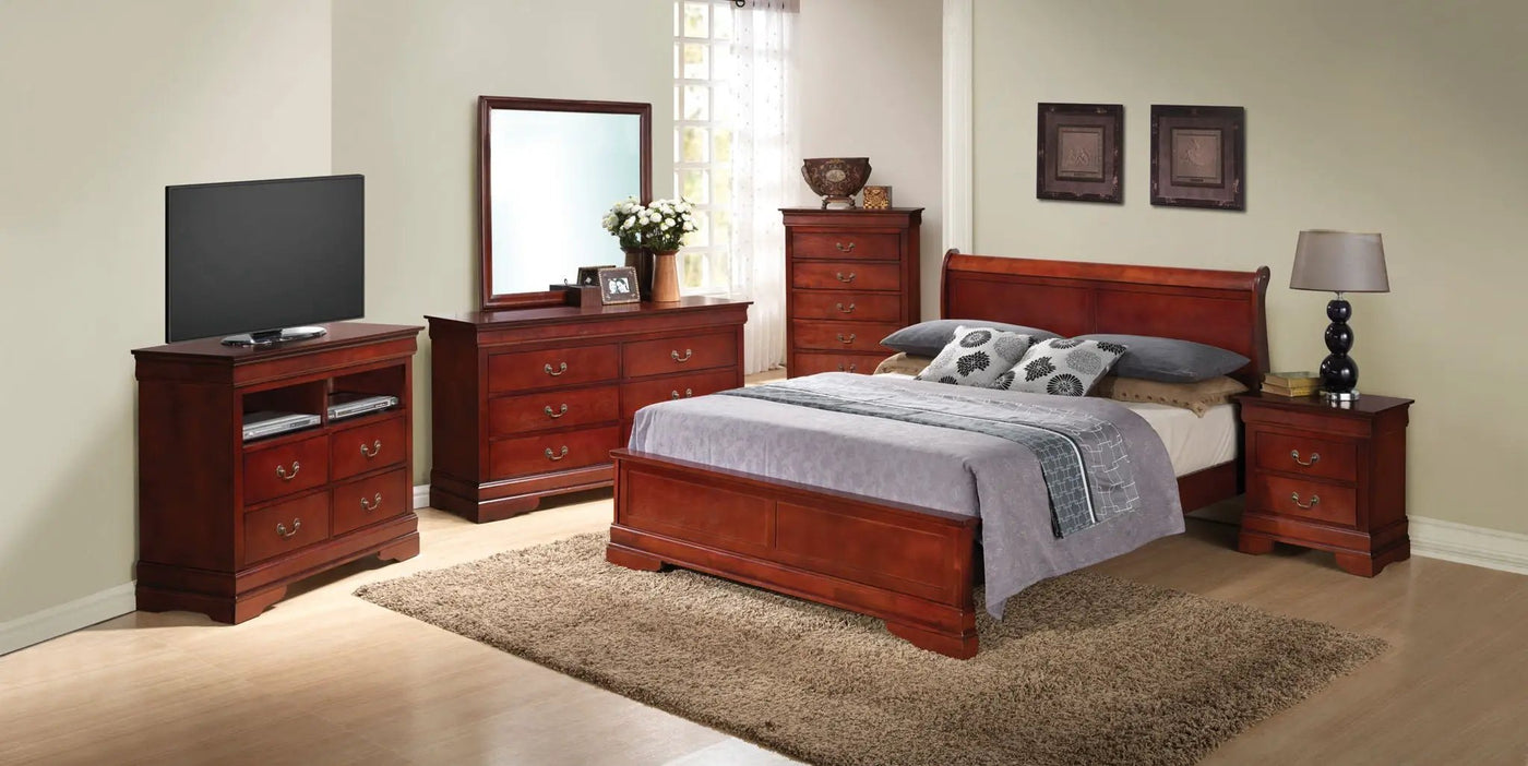 Sleigh Bed With Low Footboard by HouseOfZazla