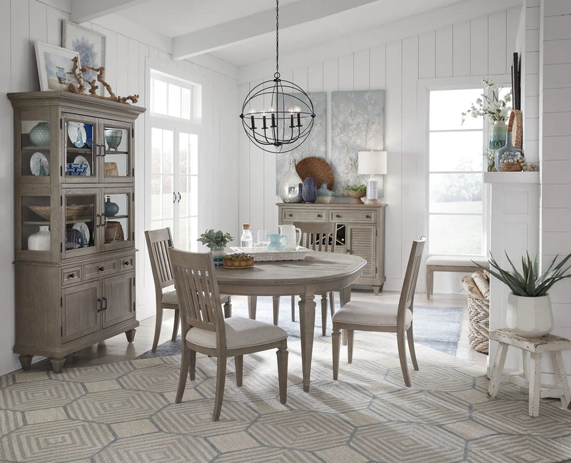 Lancaster - Round Dining Table - Dovetail Gray by Unique Piece Furniture