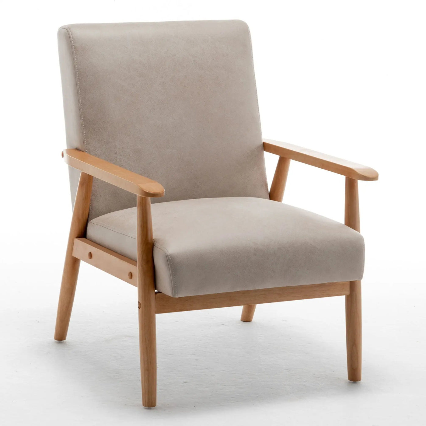 Wide Classic Mid-Century Modern Arm Chair by Unique Piece Furniture
