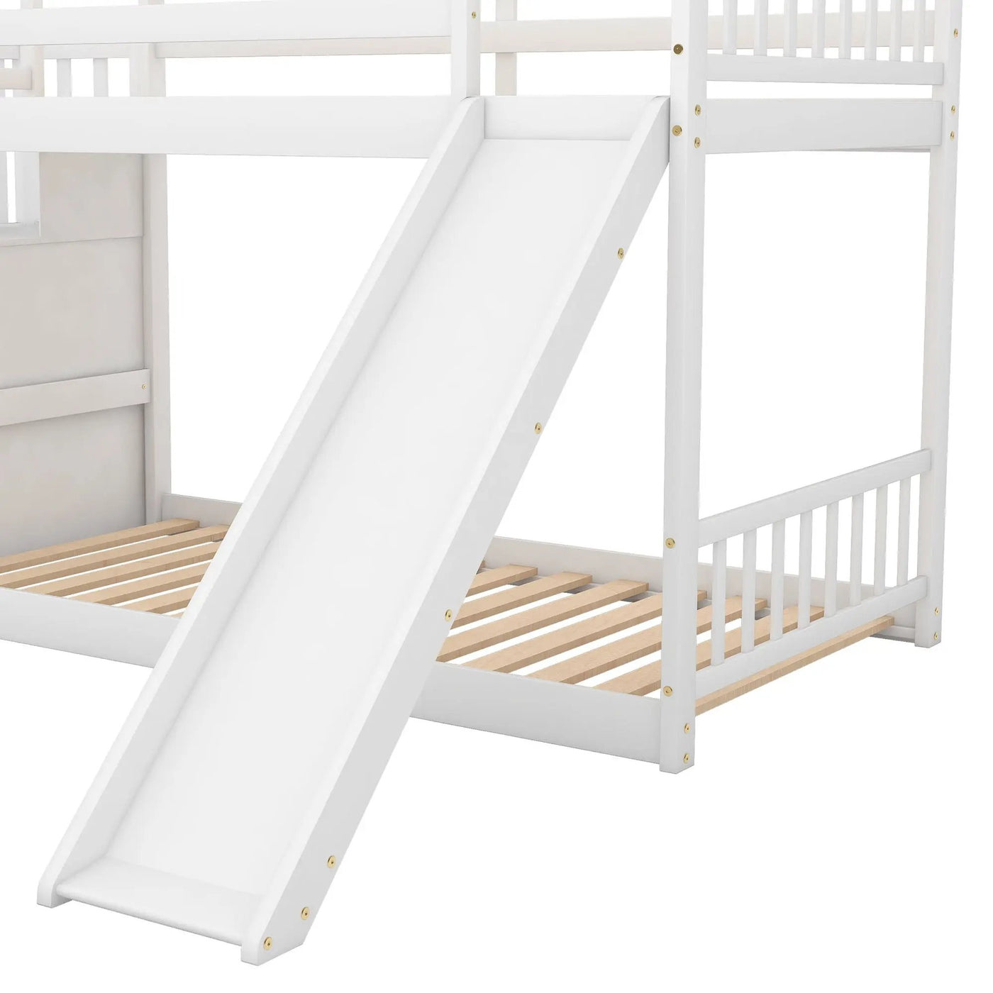 Bunk Bed With Convertible Slide And Stairway by HouseOfZazla