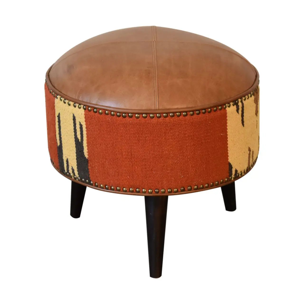 Footstool - Brown by HouseOfZazla