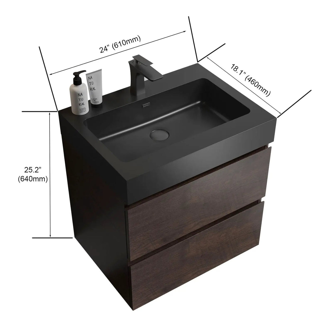 Alice Bathroom Vanity Wall Mounted With Sink by HouseOfZazla