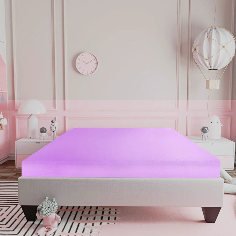 6" Gel Memory Foam Mattress In A Box With Aloe Vera Cover - Pink - Full by HouseOfZazla