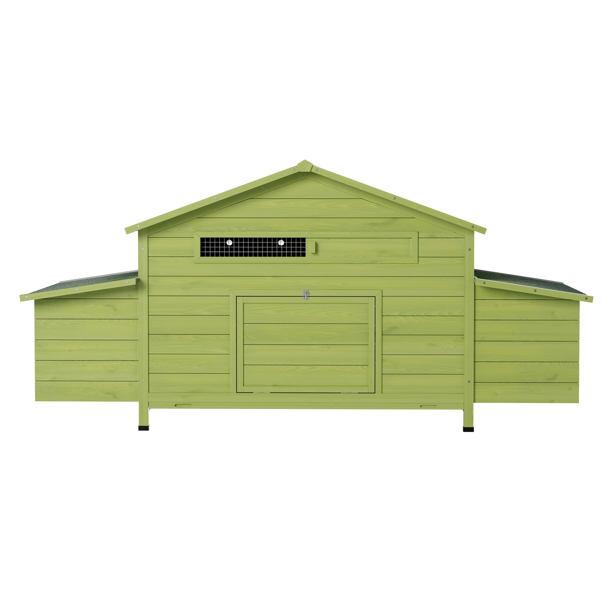 11.12 ft² Large Wooden Chicken Coop with Nesting Boxes & Perch by HouseOfZazla