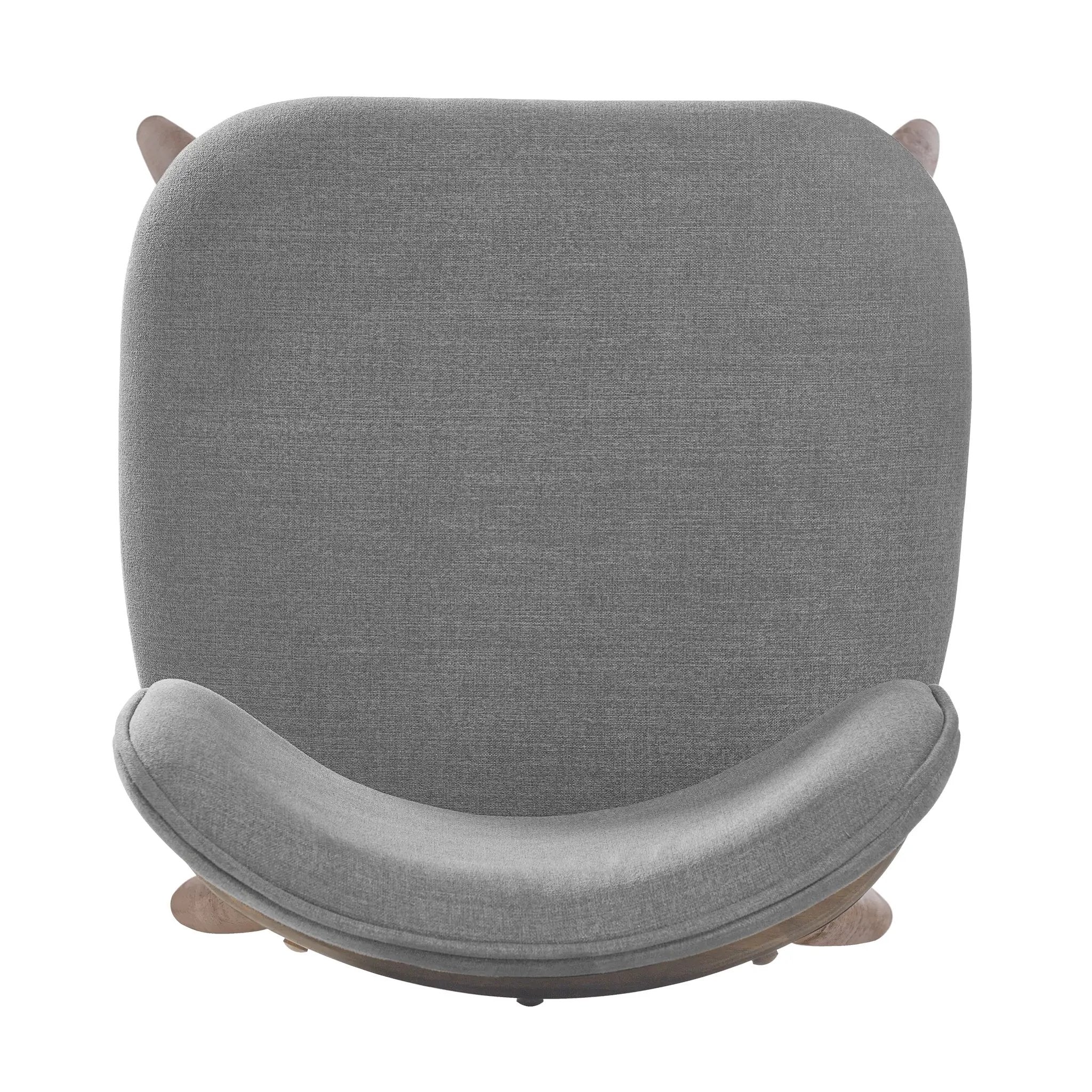 25.7 Inch Seat Height Fabric & Rubberwood Bar Stool by HouseOfZazla