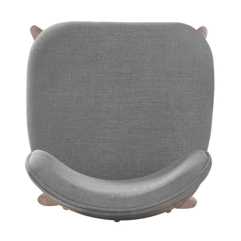 25.7 Inch Seat Height Fabric & Rubberwood Bar Stool by HouseOfZazla