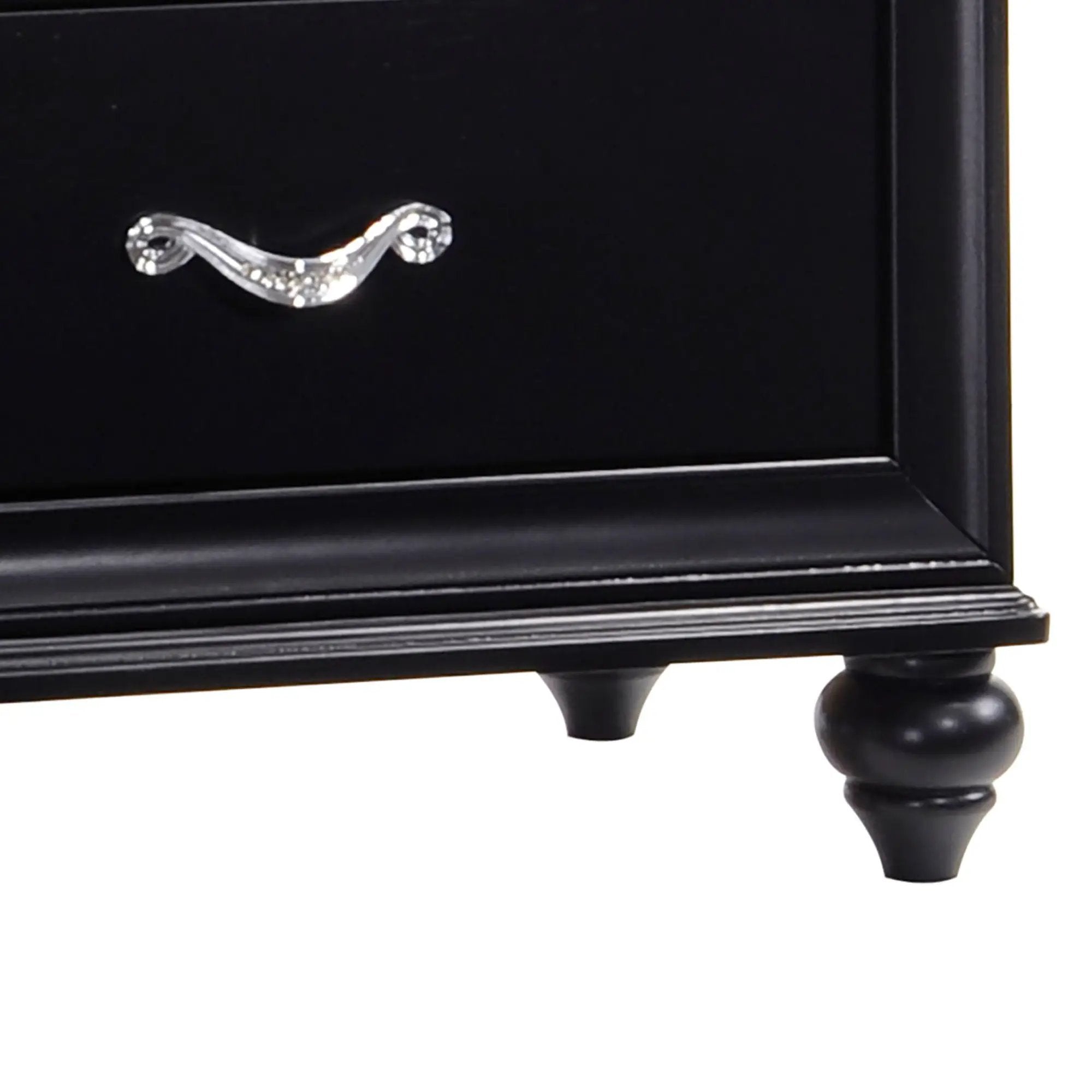 Wilton - 2 Drawer Nightstand - Black by HouseOfZazla