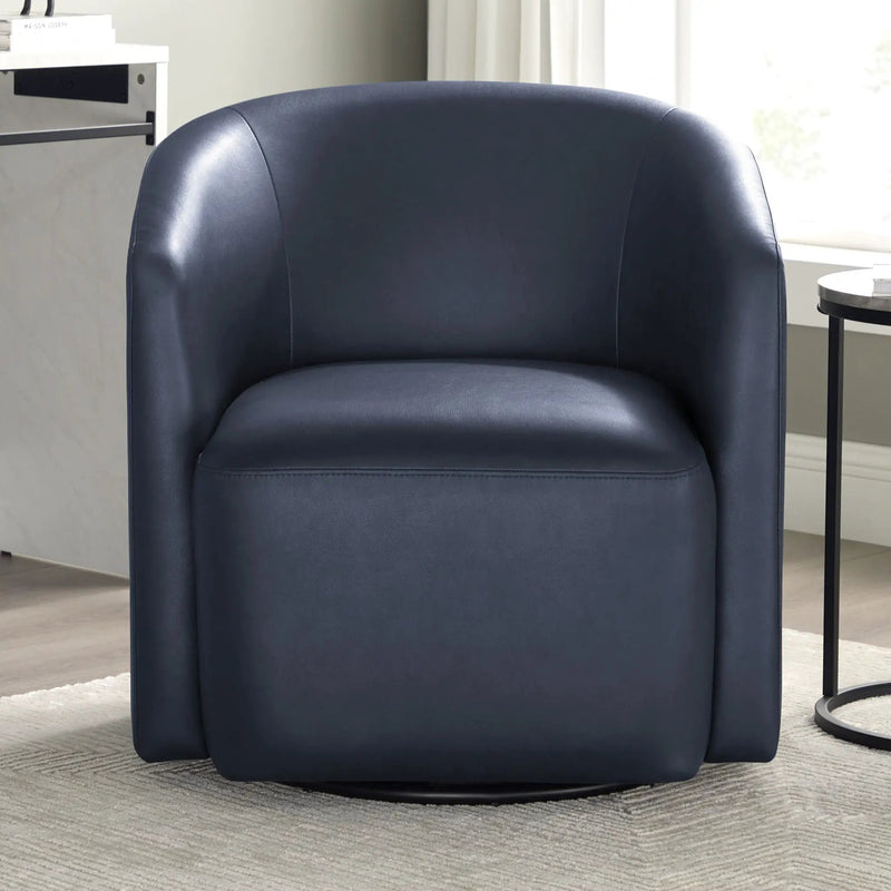Ardena - Modern Swivel Barrel Chair by HouseOfZazla