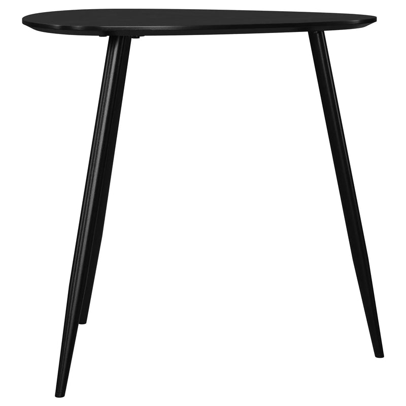 Odessa 3-piece Triangular Coffee and End Table Set Black by Unique Piece Furniture