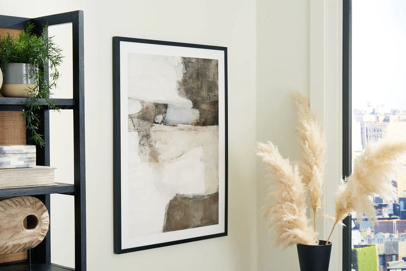 Aldricton - Wall Art - Brown / White by Unique Piece Furniture
