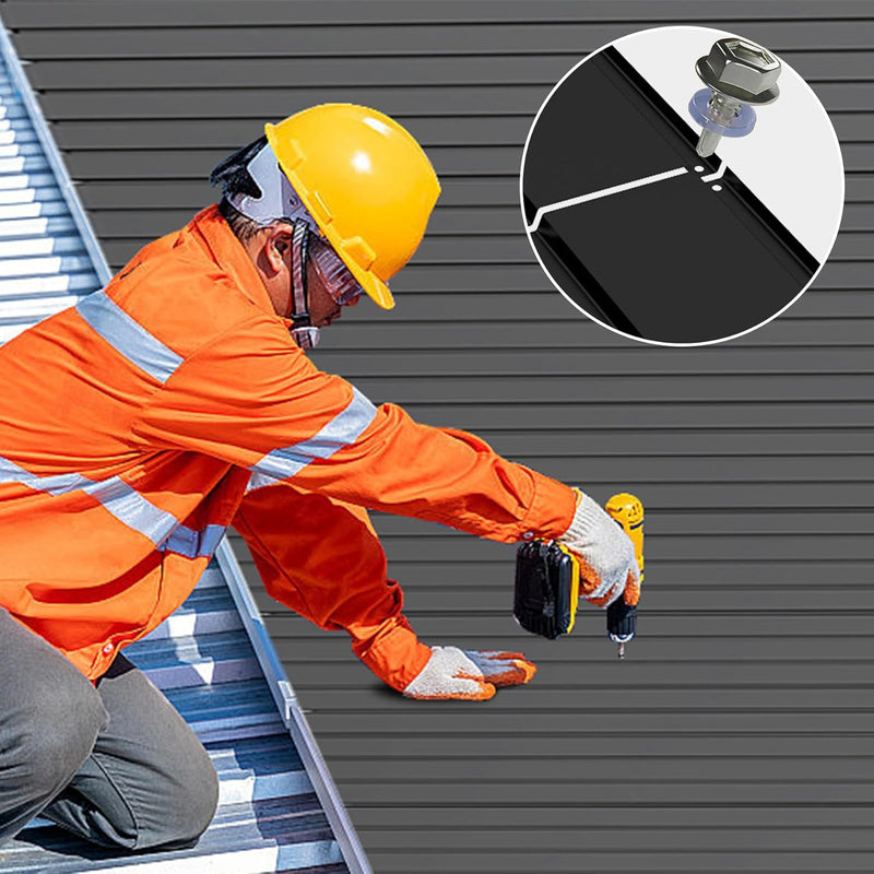 20 PCS Metal Roofing Panels, Galvanized Steel, Waterproof, Heavy Duty by HouseOfZazla