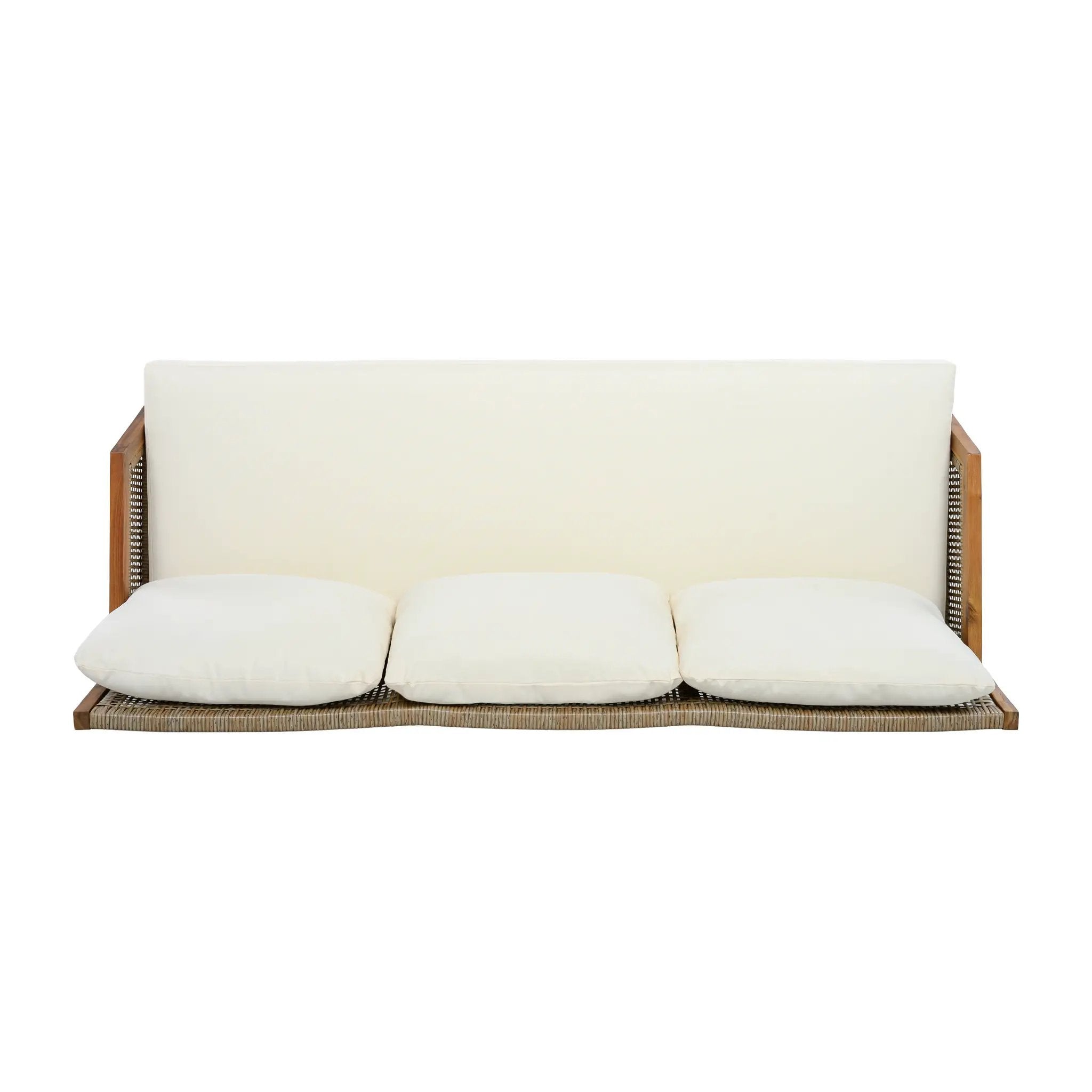 3 Piece Acacia Wood Patio Furniture Set with Coffee Table by HouseOfZazla