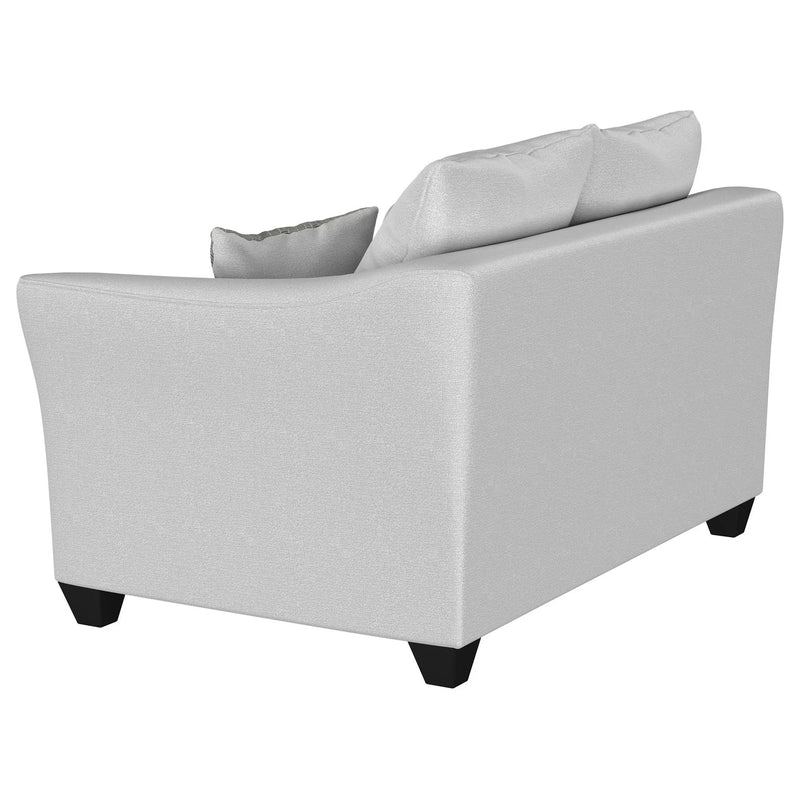Salizar Upholstered Flared Arm Loveseat Sand by Unique Piece Furniture